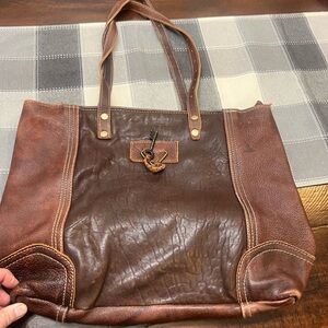 Myra Leather Tote Bag